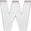 12inch Cardboard Letter Fillable Shaped Decorative Box for Charcuterie(W),2"L x 10"W x 12"H