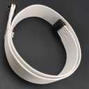 2 x PCIe 5.0 Cable, 16AWG ATX 3.0 12VHPWR PCIE Cable, 600W Male to Male 16 (12+4) Pin PCIE5 Cable for RTX 4090TI, 4080TI, 3090TI, Compatible for MSI, Gigabyte, GameMax, Thermaltake Power Supply, White