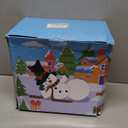 OurWarm 10FT Christmas Inflatables Outdoor Decorations, Blow Up Yard Decorations with LED Lights, Lounging Lying Inflatable Snowman for Christmas Decorations Outdoor Yard Lawn Garden Decor