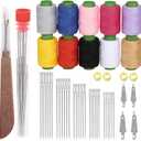 2 x 45PCS Steel needles for hand sewing, Stainless Steel Sewing Needles, Steel Needle Sewing Kit,sewing needles, Portable DIY Handcraft Set, Suitable for Beginners &Handicraft Enthusiasts& Daily Use