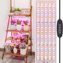 LBW LED Grow Light, Red Blue Spectrum Grow Light with 4/8/12H Timer and 10 Dimmable Levels, 135 LEDs Plant Grow Lamp for Seedlings, Veg, Bloom and Succulents, Ideal for Under Cabinet Indoor Plants