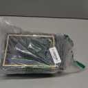 Golden State Art, 25 Pack, Photo Folders for 6x8/8x10 Picture, Cardboard/Paper Frames, Events: Graduation, Wedding, Christmas, Great Invitation/Greetings Cards (Black with Gold Lining)