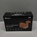 Rechargeable Flameless Glass Pillar CandlesMothers Day Gifts,Set of 3, Realistic Flickering LED Light,Remote & Timer, Ideal for Living Room, Bedroom & Birthday Gifts for Mom (White Glass -Droplet)