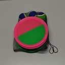 Toss and Catch Ball Game Outdoor Catch Toy for Kids, 8inch Catch Ball Racket for Adult Backyard Beach Playground Play, 3-12 Years Boys Girls Birthday Gifts (Green Blue Pink)