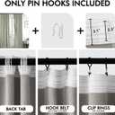 MIULEE Sage Green 100% Blackout Linen Curtains 90 Inch 2 Panels Set Double Sided No Coating Pleated Back Tab Black Out Long Thermal Insulated Pinch Pleat Bedroom Living Room Darkening Window Drapes