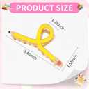 YARIEW Pencil Hair Clips for Women Thin Hair Teacher Gifts Claw Clips for Thick Hair Funny Back to School Hair Clips for Teacher Appreciation Gifts Cute Hair Accessories Party Costume