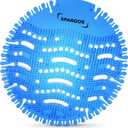 Urinal Screen Deodorizer (24 Pack) Urinal Cakes Anti-Splash Odor Protection for Toilets in Bathroom Office Stadiums Schools with Free Gloves - 24pcs Ocean Breeze Scent (Blue)