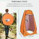 Your Choice Pop Up Privacy Shower Tent - Portable Changing Tent for Camping, Beach & Hiking - 6.2FT Lightweight with Carry Bag, Quick Setup & Full Coverage