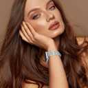 Stainless Steel Magnetic Loop Compatible with Apple Watch Band 41/40/38/49/46/45/44/42mm Women Mesh Celtic Knot Dressy Strap for iWatch Series 11/10/9/8/7/6/5/4/3/2/1/SE & Ultra(1/2/3)