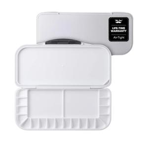 Mr. Pen Airtight 18-Well Watercolor Palette with 2 Mixing Areas and Lid - Folding Paint Tray