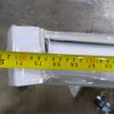 Joydeco Blackout Cordless Roller Shade White Fabric Mini Blinds & Shades for Windows,  Home Darkening