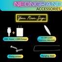 KEY DROP Neon Sign Key Drop Led Light Sign Business Sign shop decor (12 x 3.5'')