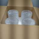 PHOSPHOR Hurricand Candle Holder 24 PCS, Glass Pillar Candle Holder, Clear Glass Cylinder Candleholder Glass Cylinder Vase for Centerpieces Wedding Party Decoration