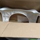 Squatty Potty Simple Curve Bathroom Toilet Stool 7" White