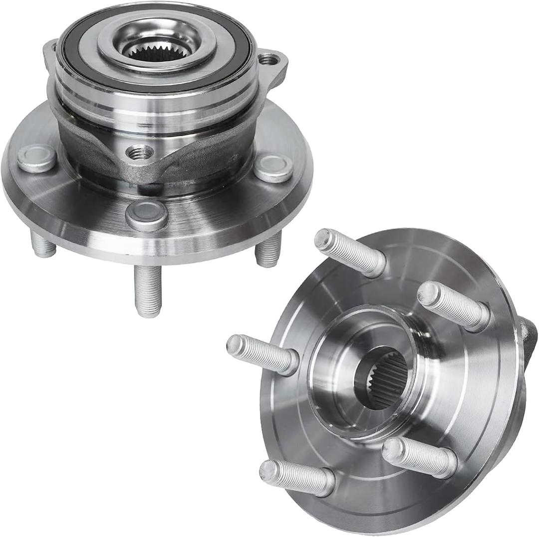 513324 Pair 2 Front Wheel Bearing and Hub Assembly for 2011-2024 Dodge Durango, 2011-2022 Jeep Grand Cherokee WK