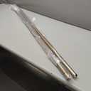 Ivilon Window Curtain Rod End Cap - 1 inch Pole. 120 to 240 Inch. Warm Gold