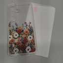 bicol for Samsung Galaxy S25 Case with Screen Protector,Enhanced Camera Protection,Clear Cover with Trendy Designs for Girls Women,Slim Fit Protective Phone Case,Blooming Flowers