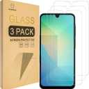 2 x Mr.Shield Screen Protector compatible with Samsung Galaxy A26 5G [Tempered Glass] [3-Pack] [Japan Glass with 9H Hardness]