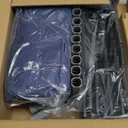 XVISHX 45x45 Inches Hexagonal Type Puppy Playpen, Dog Playpen for Puppies or Small Dogs, DogFence Pet Playpen for Indoor & Outdoor, Sturdy Safety Dog Pen with Thickened Fabric, Breathable Mesh (Blue)