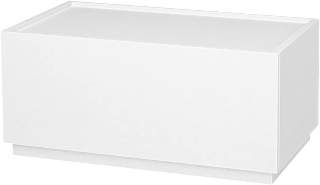 woodtalks Stackable 1 Drawer Dresser, Multi-Purpose Storage Closet Cube Dressers for Bedroom, Storage Cabinet for Entryway, Nightstand Sofa Beside Table Drawer Chest, 23.6 in, White