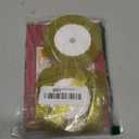 50 Yards Metallic Ribbon with Gold & Silver Threads,Glitter Ribbon for Gift Wrapping, Christmas, Valentine’s Day, Bouquet, and DIY Decor(Gold 2 Rolls, 5/8 Inch)