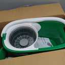 Libman Tornado Spin Mop System and 1 Refill, Mop and Bucket with Wringer Set for Hardwood Floor Cleaning, 2 Total Heads Included