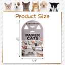 2 x DIY Paper Cats, 50 Sheets Origami Paper for Folding Cute Cat Figures, Creative Paper Craft for Desk Decor and Gifts, Ideal for Cat Lovers (1)