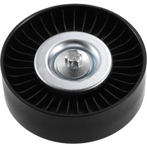 uxcell Drive Belt Tensioner Assembly Accessory Idler Pulley Tightener Pulley No.2712060019 for Mercedes-Benz C 230 2002-2005 Black Metal