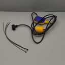 Float Switch with 10ft Cable and Adjustable Counterweight- Ideal for Sump Pumps, Water Tanks, Sewage Pools, and More - 16 Amp Maximum Pump Run Current, IP68 Waterproof