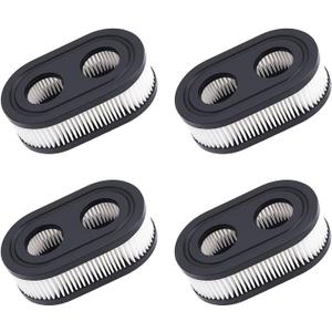 593260 Air Filter with Pre Filter and Spark Plug Fits for B&S 725EX 625EX 575EX 550EX 525EXI Engines, Air Filter Parts for Toro Recycler 22 and Troy Bilt Lawn Mower (4 Pack-1)