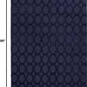 Garland Rug Sparta Non Slip Polypropylene 5-Feet by 8-Feet Navy Blue Area Rug- Ideal for Living Rooms & Hallways, Stylish & Durable for High-Traffic Areas