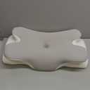 Effective Pain Relief Cervical Neck Pillow for Sleeping, Ergonomic Cooling Side Sleeper Pillow for Neck Support, Orthopedic Odorless Contour Memory Foam Pillows, Bed Pillow for Back Stomach Sleeper (Queen, Dark Grey&white)