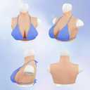 Silicone Breastplate Fake Breast forms B-G Cup Fake Boobs for Crossdressers Transgender Drag Queen