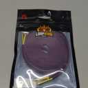 Loop King Laces - Premium Purple Flat Leather Shoe Laces for Sneakers and Tennis Shoes, Replacement Shoe Strings for Men & Women, Athletic Shoelaces with Metal Tips for Adults 59 inches 150 cm long