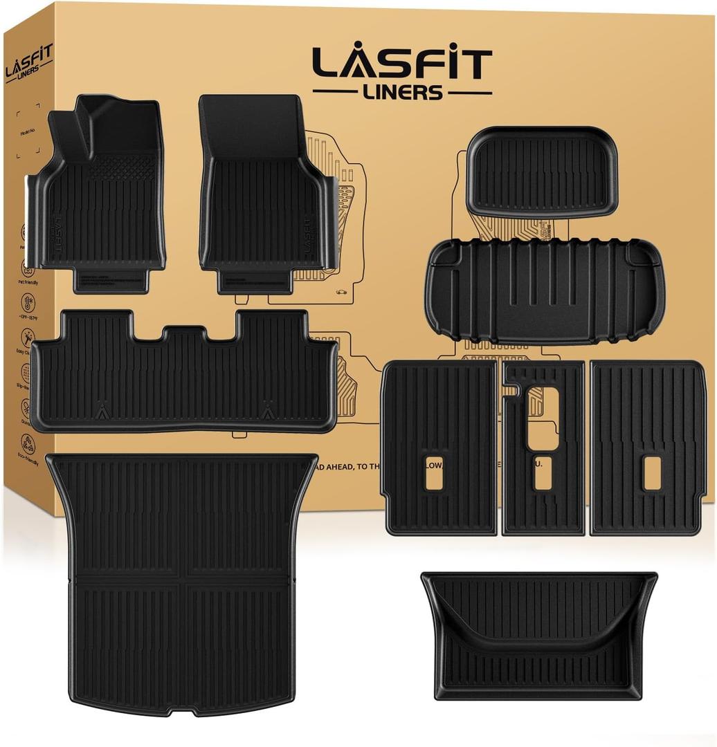 LASFIT Floor Mats for Tesla Model Y Juniper 2026 2025