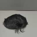 Sallcks Mens Short Black Grey Wig Natural Layered Costume Halloween Wigs Synthetic Heat Resistant Hair Replacement Wigs for Male Guys (Black Mixed Grey)