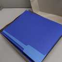 Staples File Folders, Letter Size, 1/3Cut Top Tabs, Blue, Durable 10.5Point Paper Stock, 100/Pack