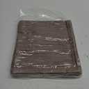 Meekio Set of 2 Taupe Brown Pillow Covers 18x18, Linen Look Throw Pillow Covers with Flange Edge for Sofa Couch Living Dcor, Taupe Brown 