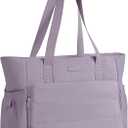NISHEL Travel Puffy Tote Bag For Women, Ultra-Lightweight Large Tote Purse For Office Day And a Short Weekend Getaway