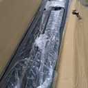 OLEVS Queen Bed Frame with Headboard Metal Platform Bed Queen Size with USB Charging Station and LED Lights, No Box Spring Needed