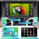 Car Radio Stereo for Jeep Wrangler JK 2007-2018,Android 15 Touch Screen CarPlay Android Auto Bluetooth GPS Navigation 2+64G Head Unit with Backup Camera