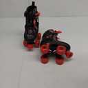 Roller Derby Falcon 2-in-1 Combo Quad and Inline Skates for Kids, Adjustable Sizing (Red/Black)