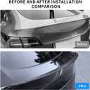 Rear Spoiler for Tesla Model Y Juniper (Standard/Premium/Performance) 2025-2026, Carbon Fiber Pattern Trunk Wing, No-Drill Installation