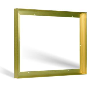 16x20 Canvas Floating Frame for 0.59"-0.87" Deep Paintings, Modern Light Gold Gallery Wall Decor Frame, Vertical & Horizontal Hanging, 1 Pack