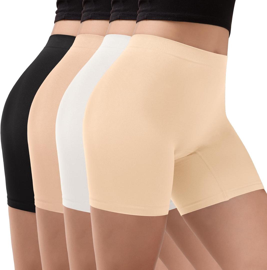 INNERSY Women's Slip Shorts for Under Dresses Anti Chafing Biker Shorts Boyshorts Underwear (XL)