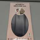 Grande Heatless Curls Overnight Rods No Heat Hair Curlers to Sleep Jumbo Foam Large Hair Rollers for Long Short Hair Heatless Curling Rod Set with Satin Wrap for Sleeping Black