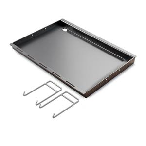 KATEEDY Grill Griddle 26" x 18.8" For Weber Genesis II & LX 300 Series Full Size Griddle Insert, Compatible with GS4 E310-E335 & S310-S340, 6788 Replacement Cooking Plate