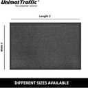 UNIMAT Traffic Guard Door Mat, 3x 5 (36 x 60), Heavy Duty Waterproof Doormat, Stain and Fade Resistant Welcome Mats, Durable Rubber Backing, Low Profile Entryway Rug, Shoe and Boot Scraper.