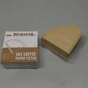 200 Count Coffee Filters 2, Cone Coffee Filters, Unbleached Natural Disposable Paper Filter 2-4 Cup Fits for Pour Over Dripper and Coffee Maker, Suitable for Home Coffee Shop Commercial