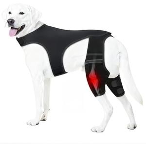 Dog Knee Brace for Torn ACL/CCL – Adjustable Hind Leg Support with 4 Metal Stabilizers, Non-Slip Vest Design – Helps with Luxating Patella, Hip Dysplasia, Arthritis & Post-Surgery Recovery (XXL)